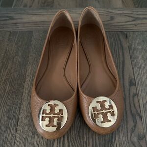 Tory Burch Brown Ballet Flats